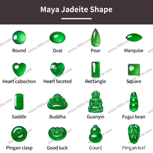 lucky leaf Maya Jadeite Ston